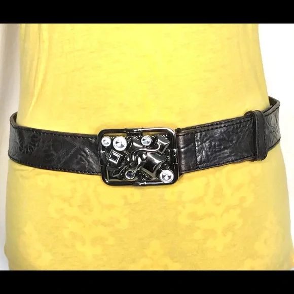 Pinko | Accessories | Pinko Jeweled Metal Buckle With  display picture 2